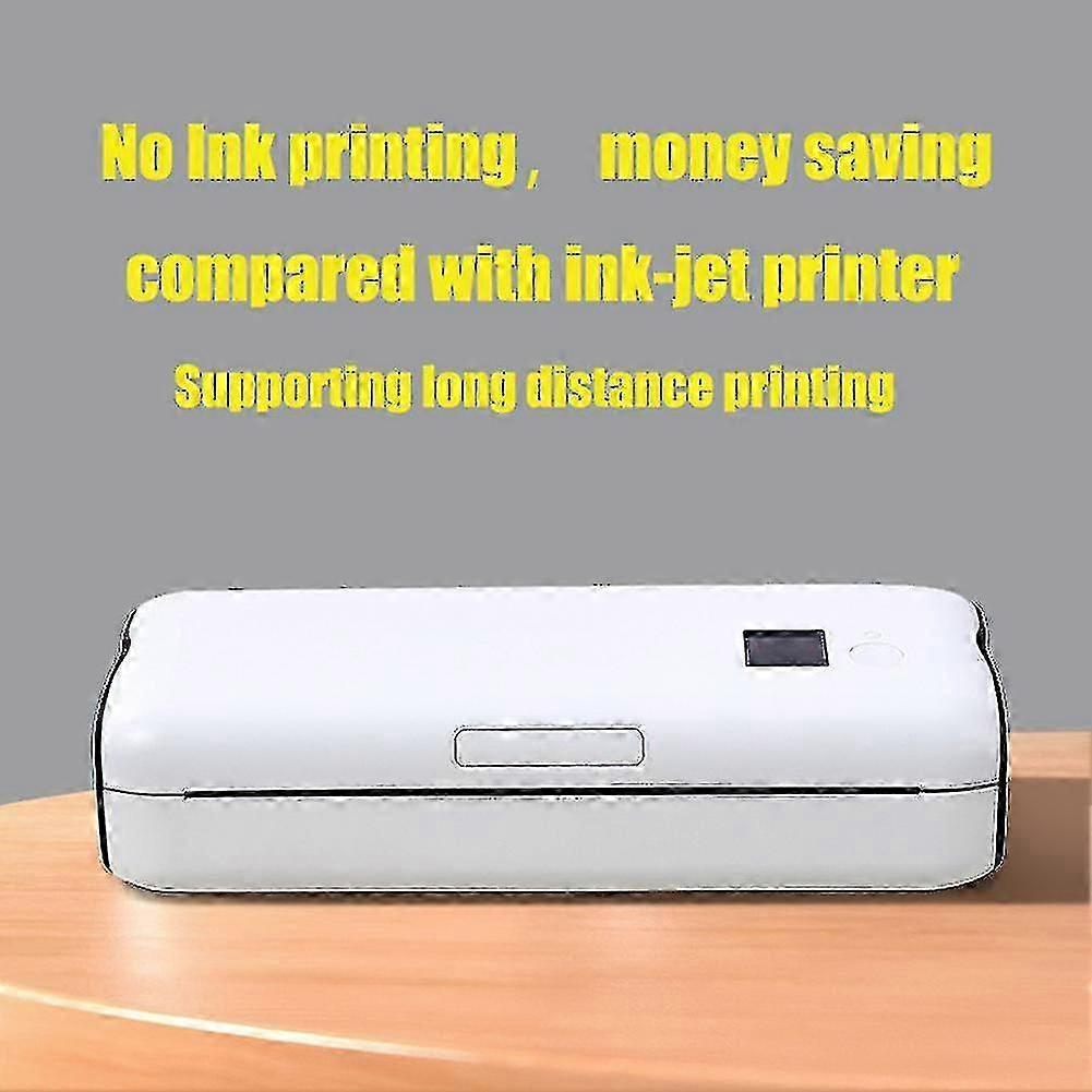 Mini Household Inkless A4 Printer Multifunctional Mobile Printer for Picture Journal