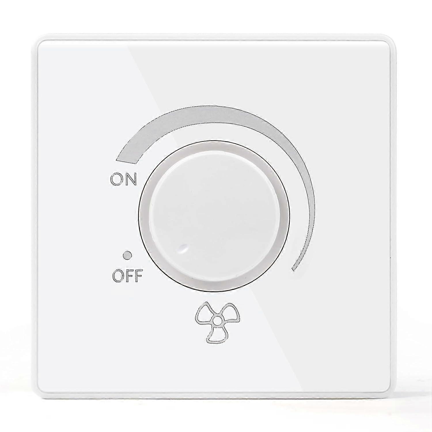Continuous speed controller for ceiling fan, 220V 10A type 86 surface-mounted fan speed switch controller