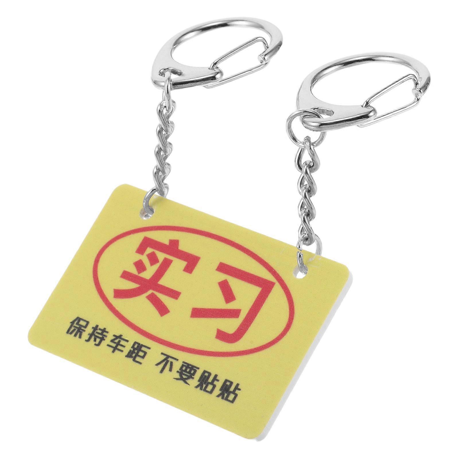 New Driver Ornament Plastic Motorcycle Tail Decoration 2Pcs Set