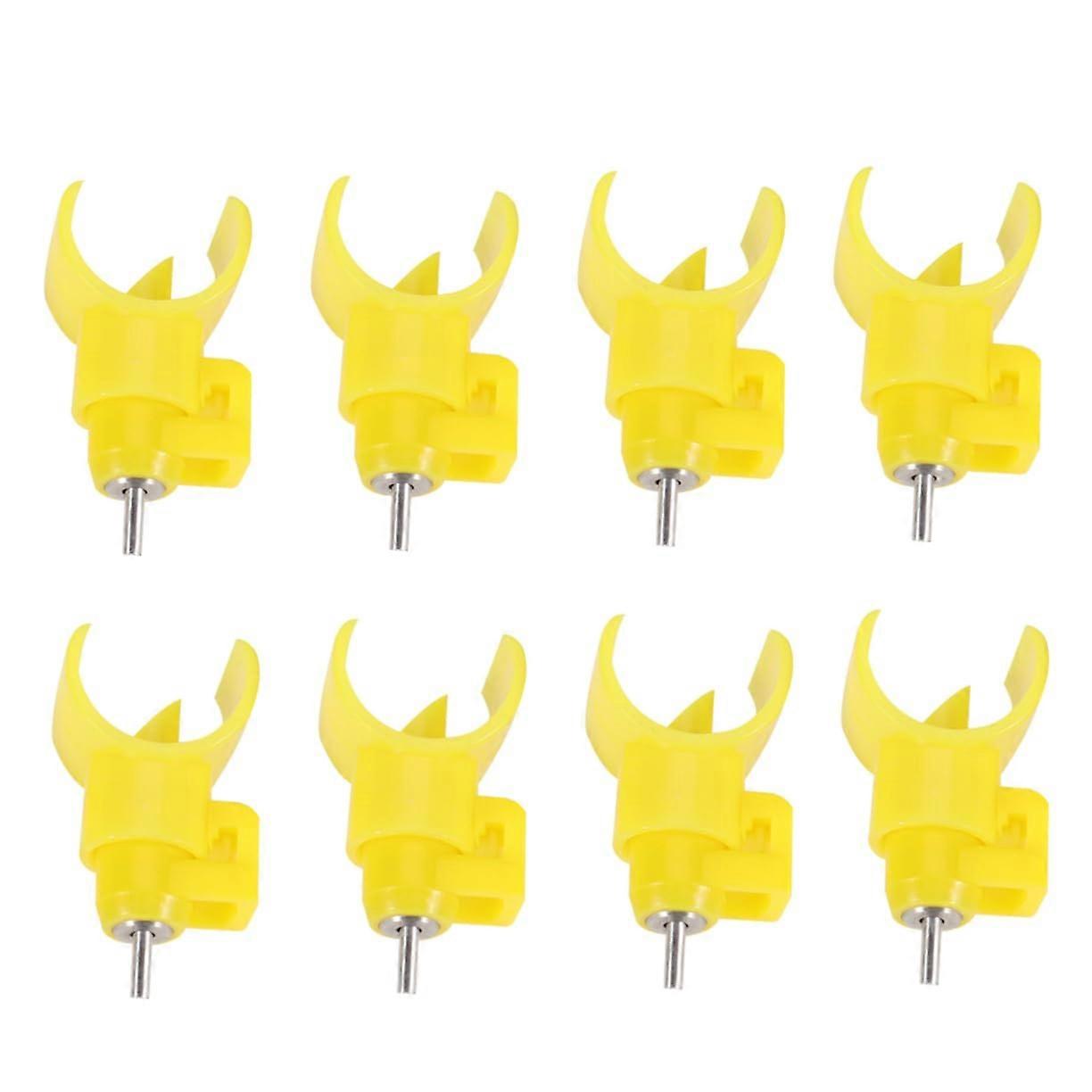 10pcs Automatic Chicken Waterer with 360° Poultry Nipple Drinker LeakProof Easy Install