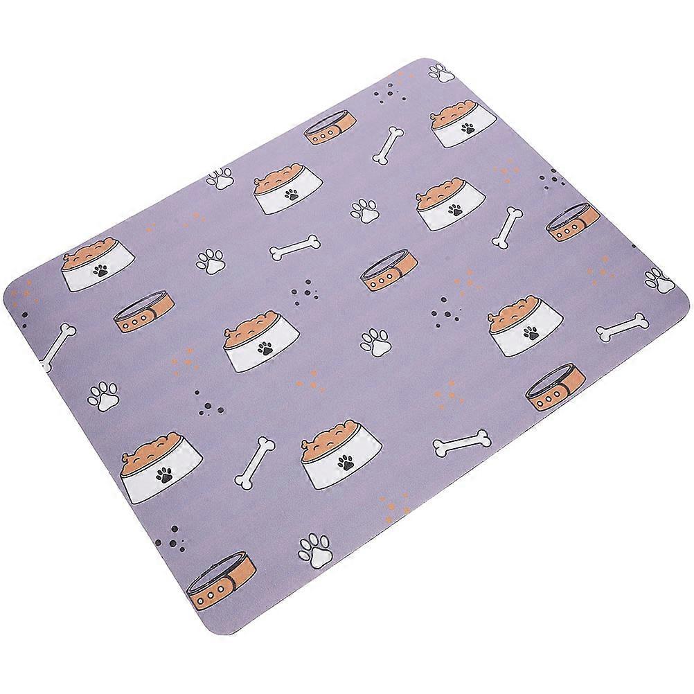 Dog Feeding Nonslip Mat for Pet Water Bowl Functionality