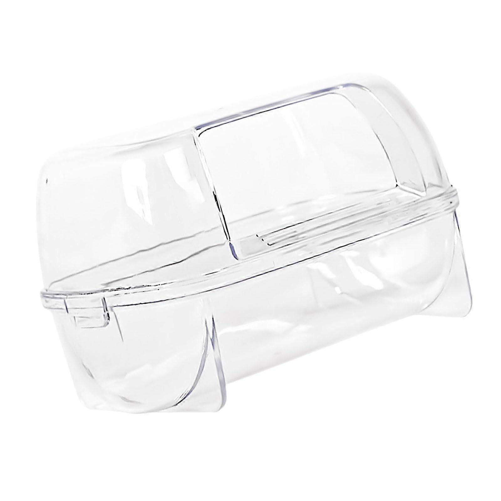 Hamster Sand Bath Container for Small Animals, Mess Grooming and Digging Bath Box