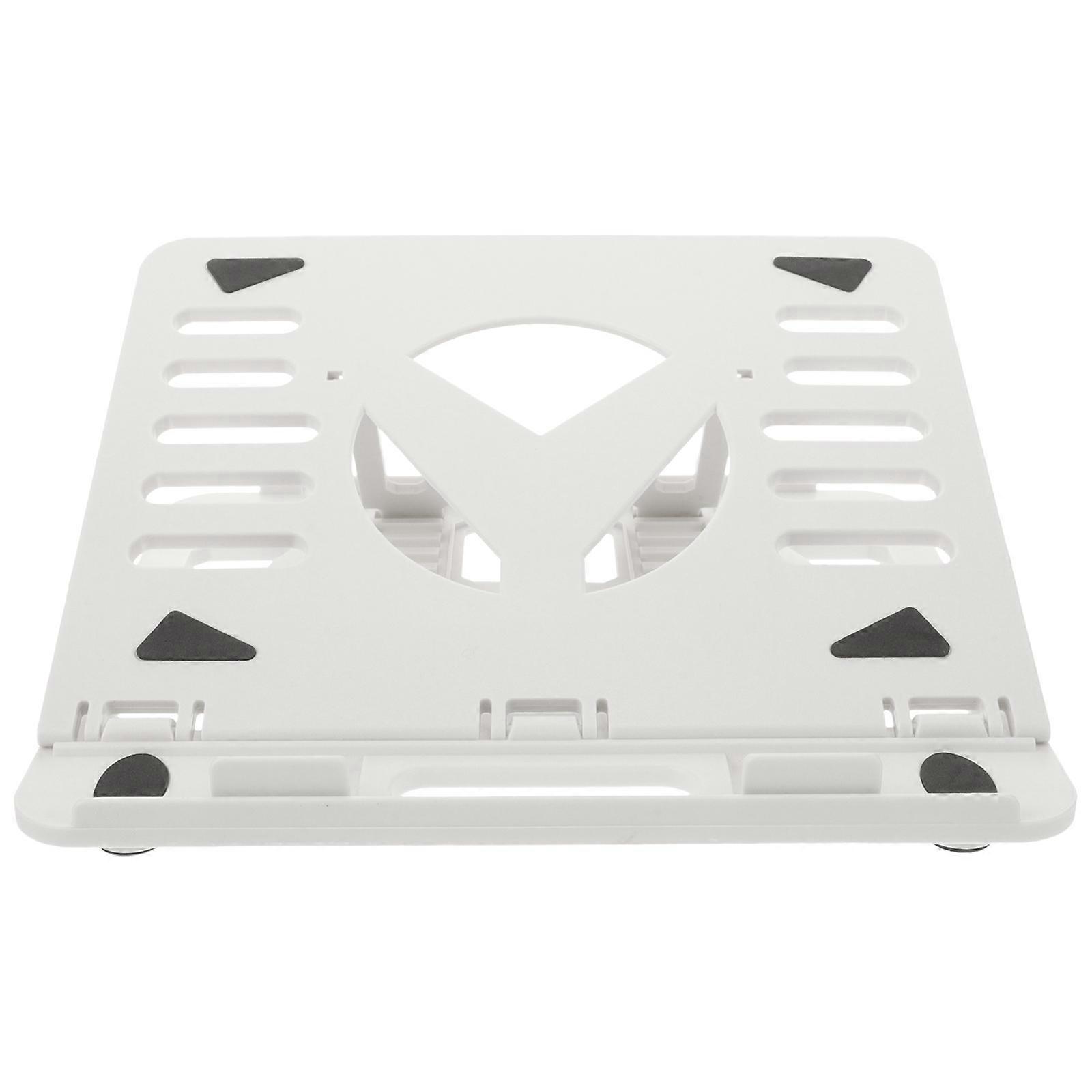 White Foldable Laptop Stand Adjustable Laptop Support for Home