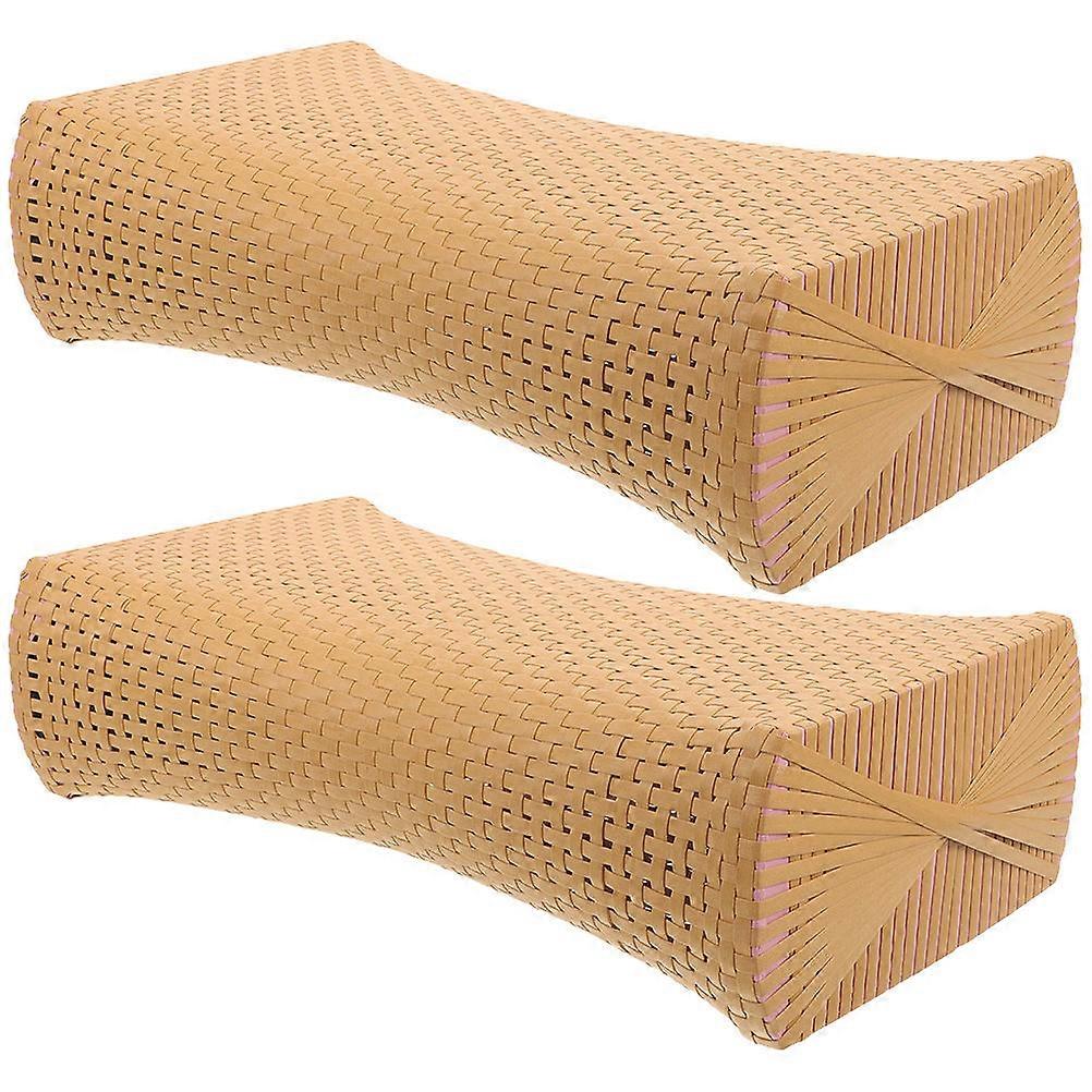 Simulated Woven Pillow Sauna Neck Rest with 2Pcs for Comfortable Use