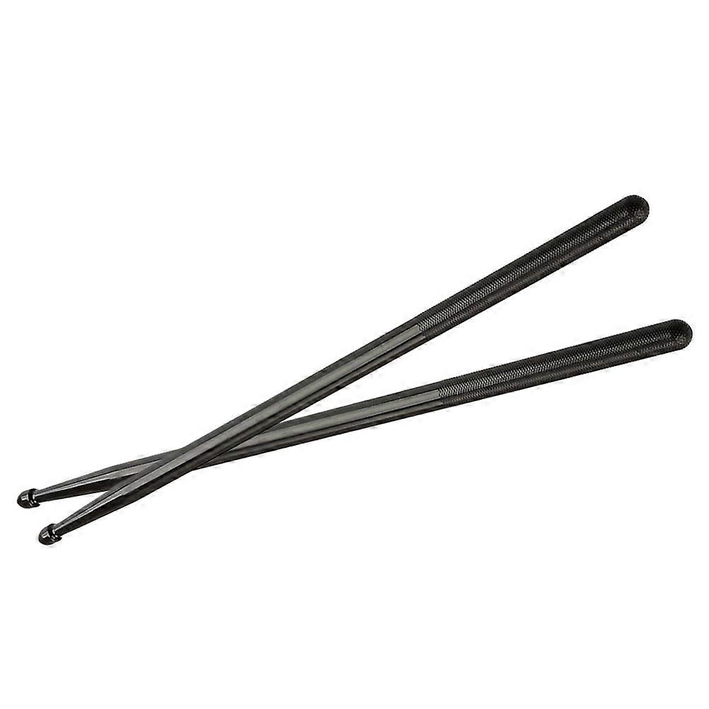 Nylon Drum Sticks Drum Set Sticks for Performance 1Pair Black Lightweight