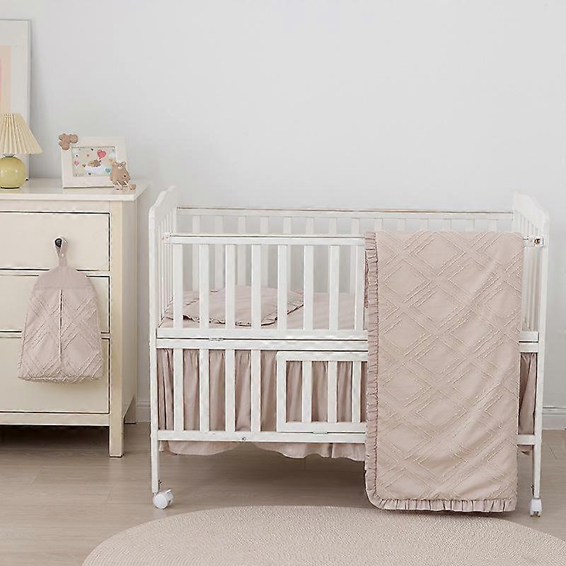 5-Piece Infant Cot Bedding Set For Baby Dorm Use
