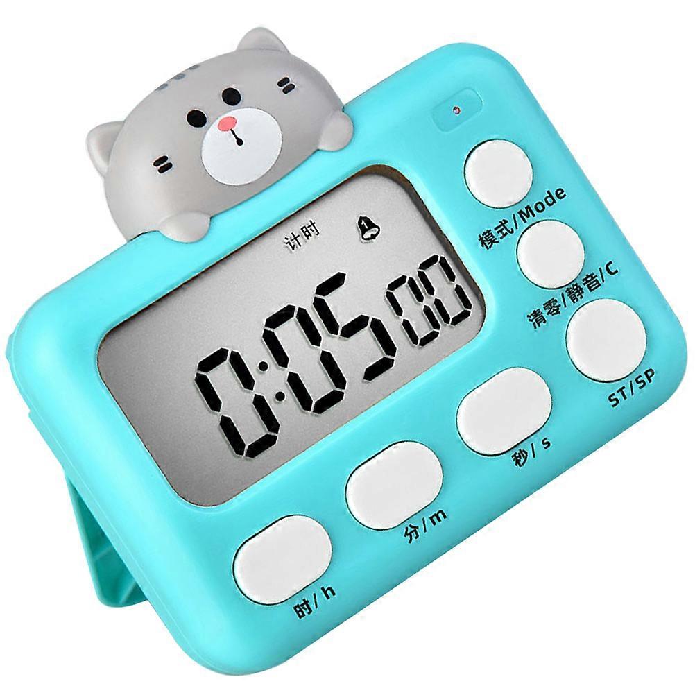 Kitchen Timer Small Cooking Timer for Baking 1 Piece Sky-Blue ABS Plastic