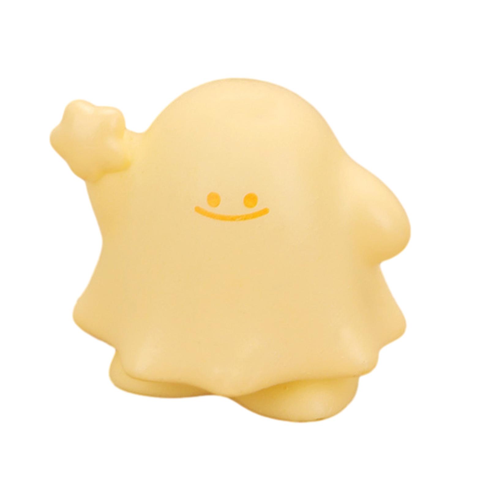Cute Ghost Figurine Micro Garden Decor Macaron Style