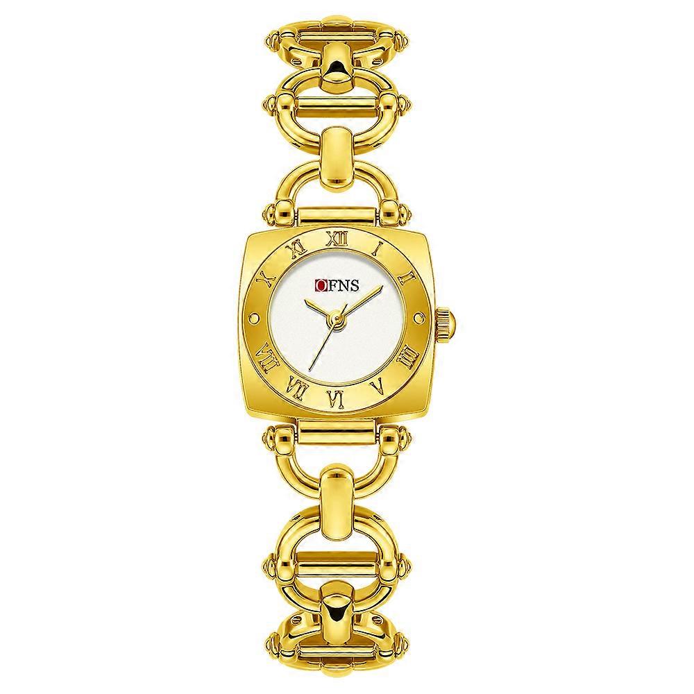 Watch Square Case Gold Office Casual Evening