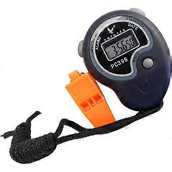 Digital Sports Stopwatch for Game 4Sets Stopwatch and Whistle