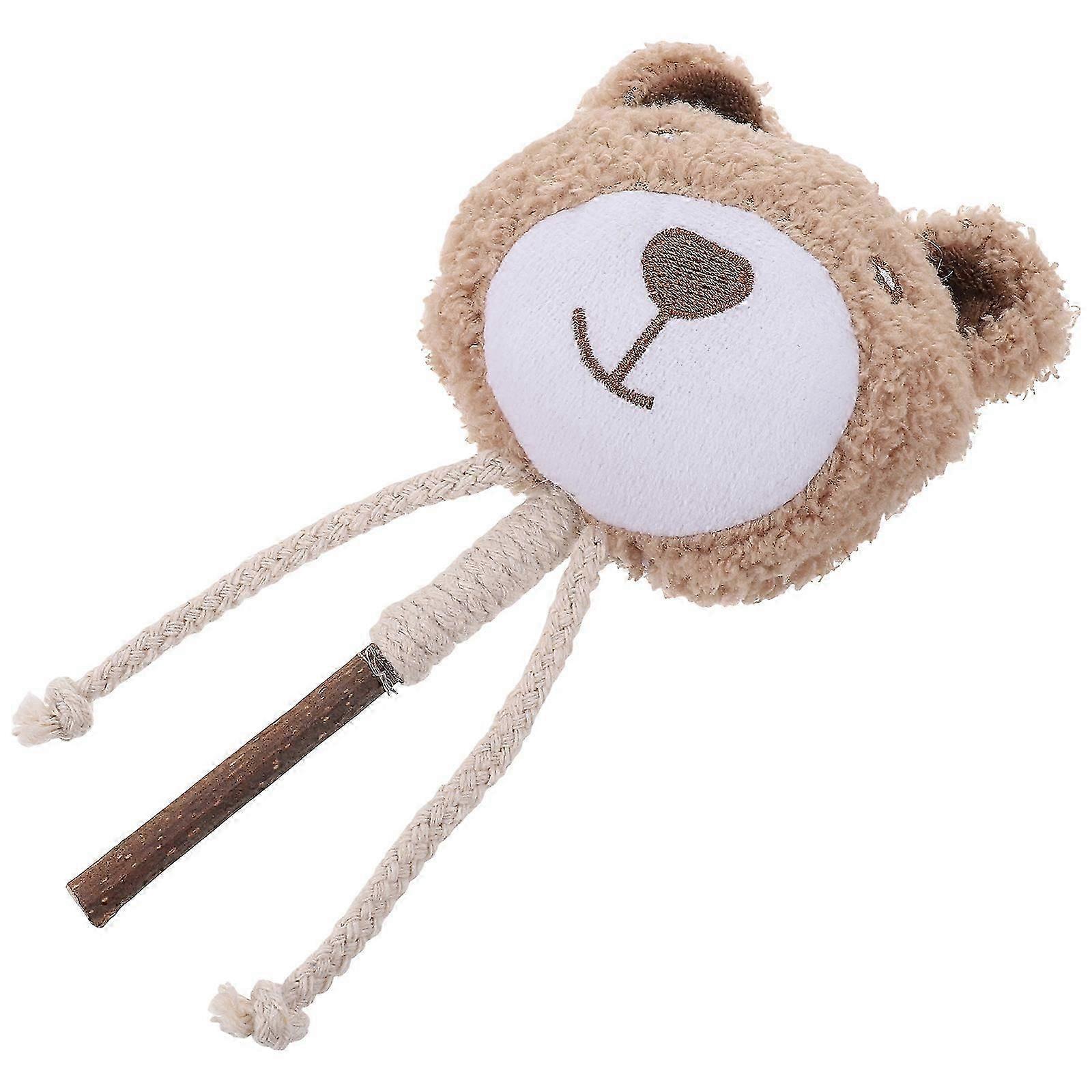 Silvervine Cat Toy Plush Rod for Interactive Chewing 3Pcs Pack