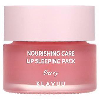 KLAVUU, Nourishing Care, Lip Sleeping Pack, Berry, 0.70 oz (20 g)