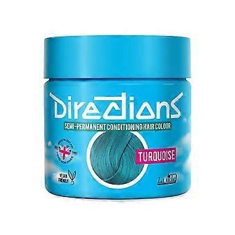 6 x La Riche Directions semi-permanente haarkleurpotten van 88 ml - turkoois