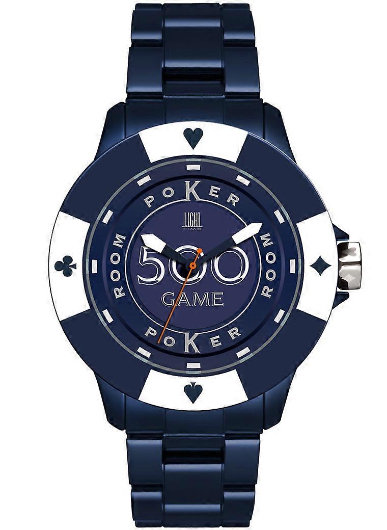 LIGHT TIME POKER - Blue / White