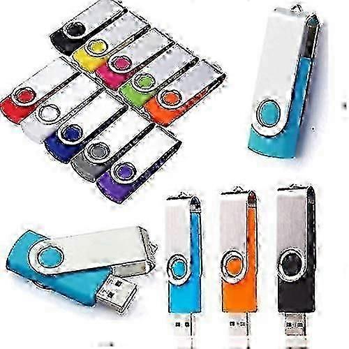 2025 2025 (paquet de 100) USB Flash Memory Stick Clé USB Clé USB Mémoire Usb Stockage Metal U Disk LOT (100X 128MB)