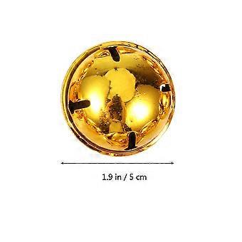 DIY Bell Hanging for Christmas Pet Pendant 12Pcs Golden Accessories