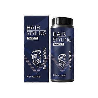 East Moon Men's Styling Voluminous Powder, No-Rinse Dry Hair Powder, Styling Voluminous Bangs Refreshing Styling Powder