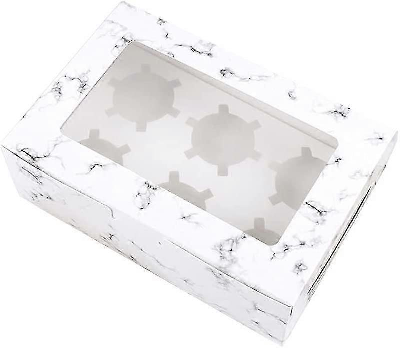10 X 4 Cavity Cupcake Boxes With Window And Inserts