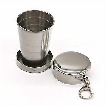 Folding Collapsible Camping Cup 75ml, Mini Portable Water Cup for Outdoor Hiking Travel, Set of 4