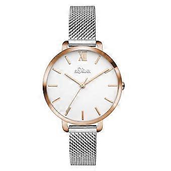 s.Oliver women's watch wristwatch stainless steel SO-3454-MQ