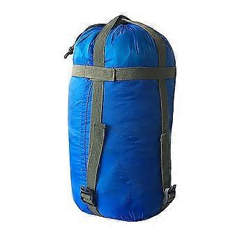 4X Outdoor Sleeping Bag Compression Sack Waterproof Camping Sleeping Bag Storage Pouch Camping Equipment Sky Blue
