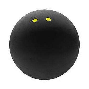 Practice Squash Ball with Double Yellow Dot, 38mm Rubber Ball for Advanced Indoor Rally Use, Single Piece Backup, and Training Routine Multicolor