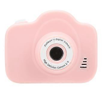 Digitale Kinderkamera, 2000 W, HD-Auflösung, 2,0-Zoll-Bildschirm, wiederaufladbar, multifunktional, kompatibel mit Kleinkindern, Rosa