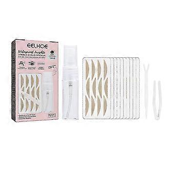 Lace Seamless Double Eyelid Tape, Natural Invisible Non-Glue Tape for Bigger Eyes, Waterproof & Sweatproof, Easy to Use
