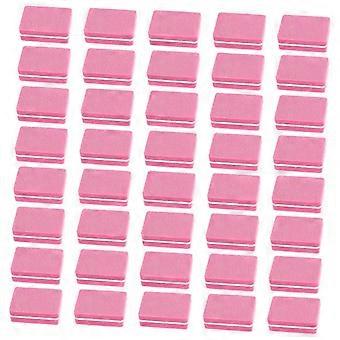 Conjunto de 50 blocos polidores de unhas de dupla face para modelagem rápida e acabamento suave em manicure profissional.