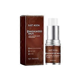 East Moon Men's Fragrance Stick (Sandalwood Fragrance) Refreshing, Non Sticky, Long lasting Fragrance for Men's Charm Fragrance Stick