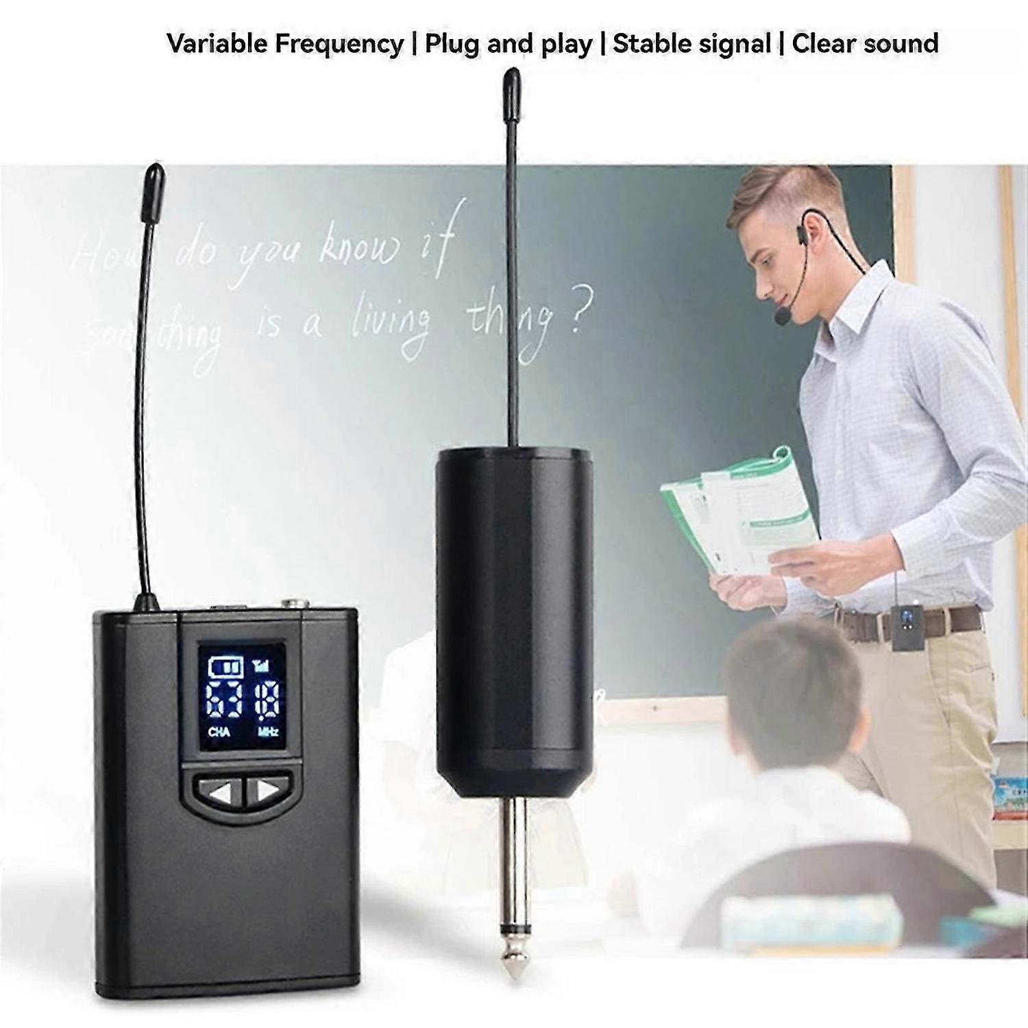 UHF Wireless Lavalier Microphone System