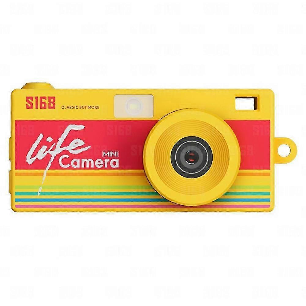 S168 1.47 Inch 2K HD Mini Digital Camera CCD Thumb Camera with Flash Light Loop Recording