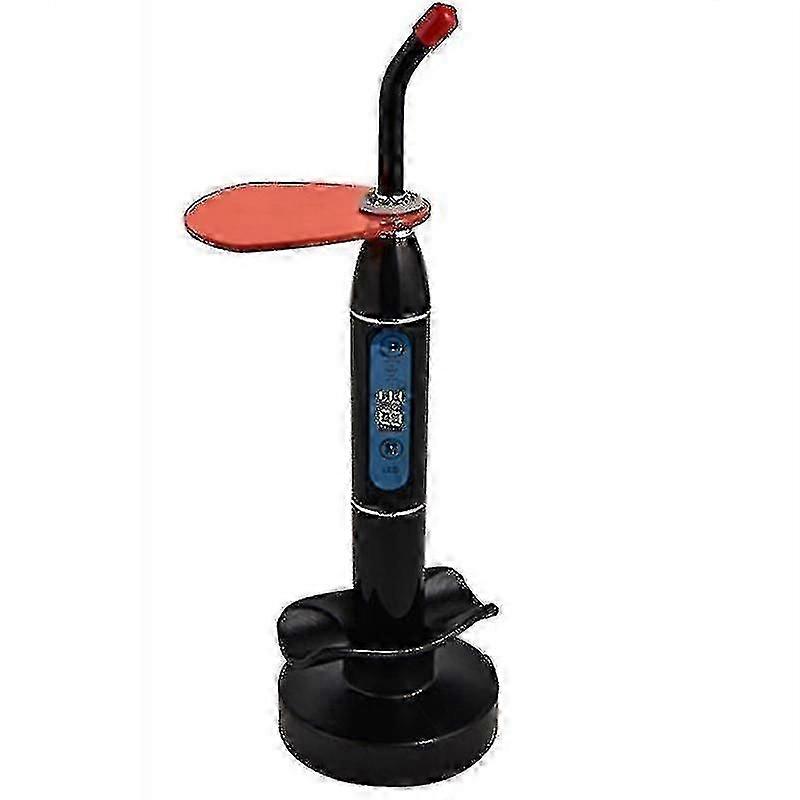 Blue Dental Wireless LED Curing Light Adjustable Time Cordless Curing Machine