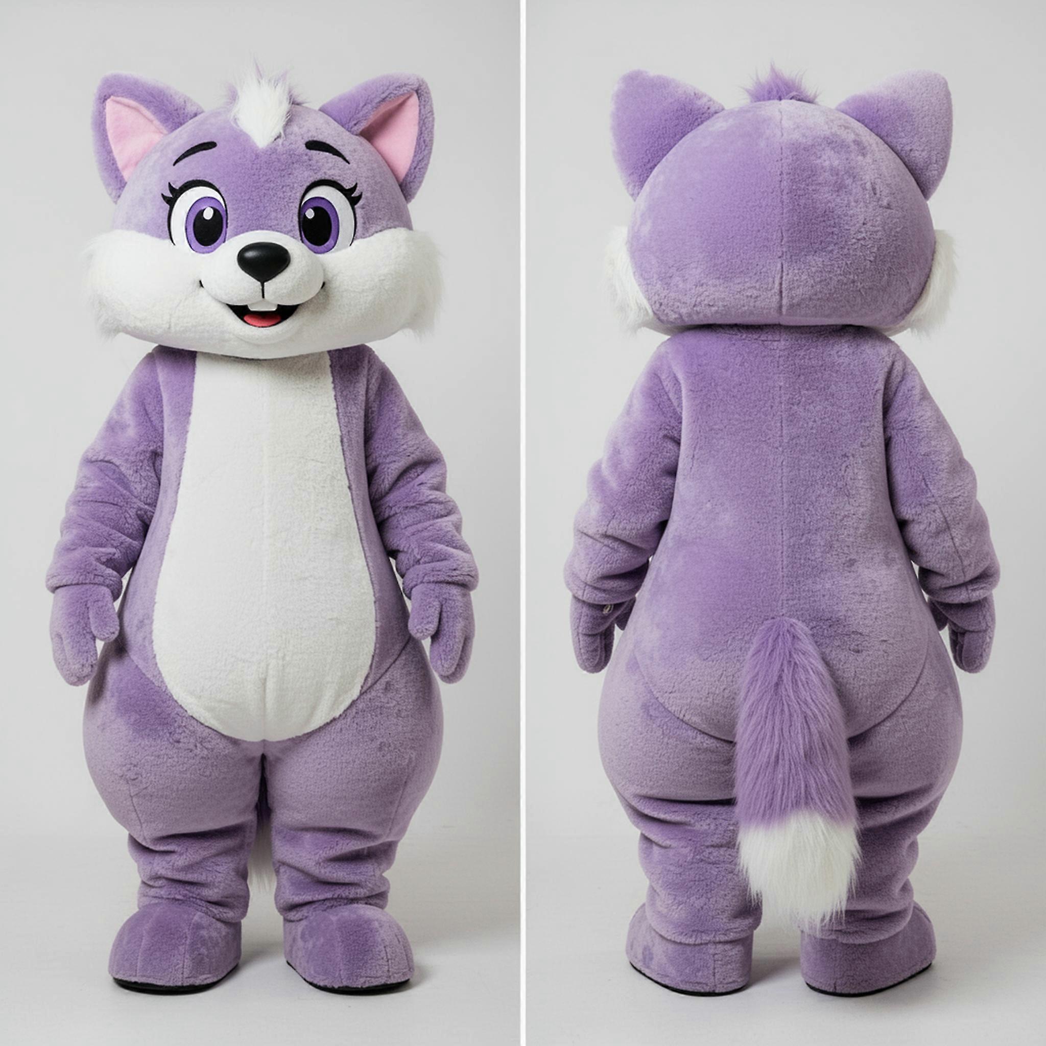 MASTICOT Lavender Emerald Ermine Mascot