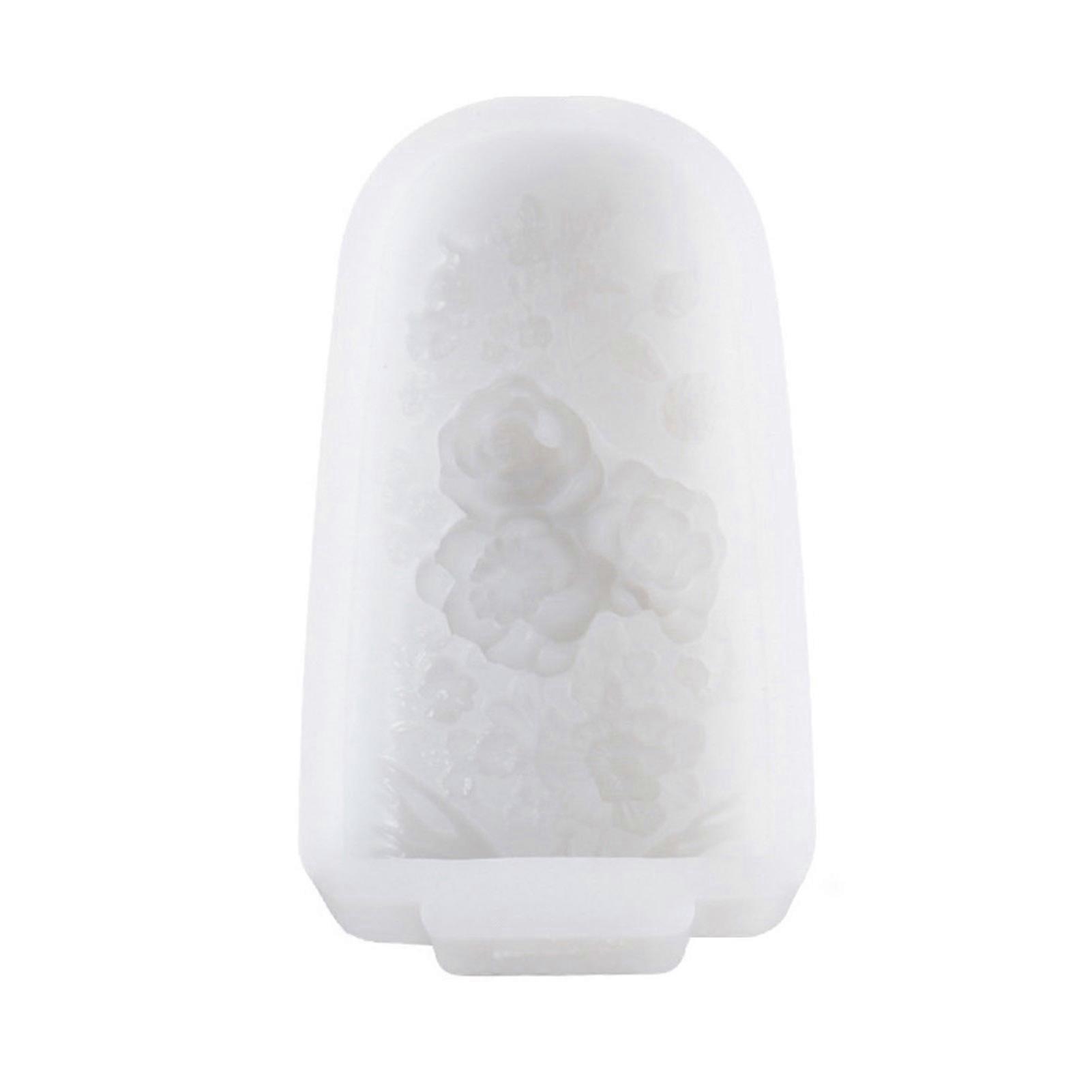 Popsicle Molds Silicone Ice Cream Maker with Flower Pattern Reusable Design