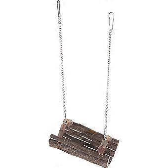 Wooden Hamster Swing Toy for Small Pets Comfortable Resting Place