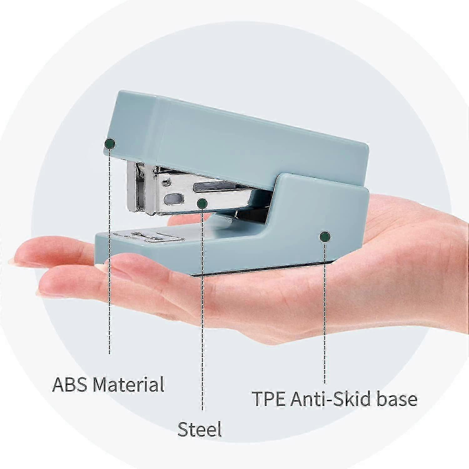 Mini Stapler, 20 Sheet Office Desktop Stapler With 1box Standard Staples,blue