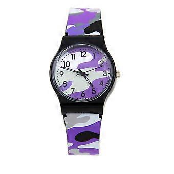 Children Quartz Watch with Durable Plastic for Kids 1Pcs Camouflage Watch