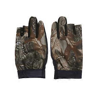 Skidproof Gloves for Cycling and Fishing 3Pairs Three Fingers Exposed
