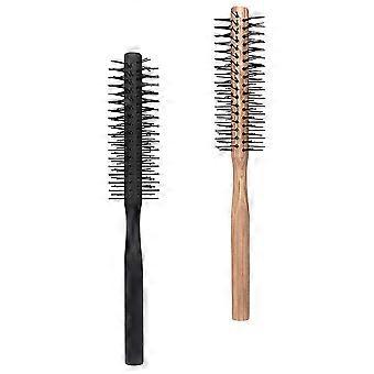 Round Hairbrush Wooden Roller Comb for Styling 10Pcs Pack