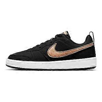 Nike Court Borough Low 2 Canvas Black Praline GS DC7949-001