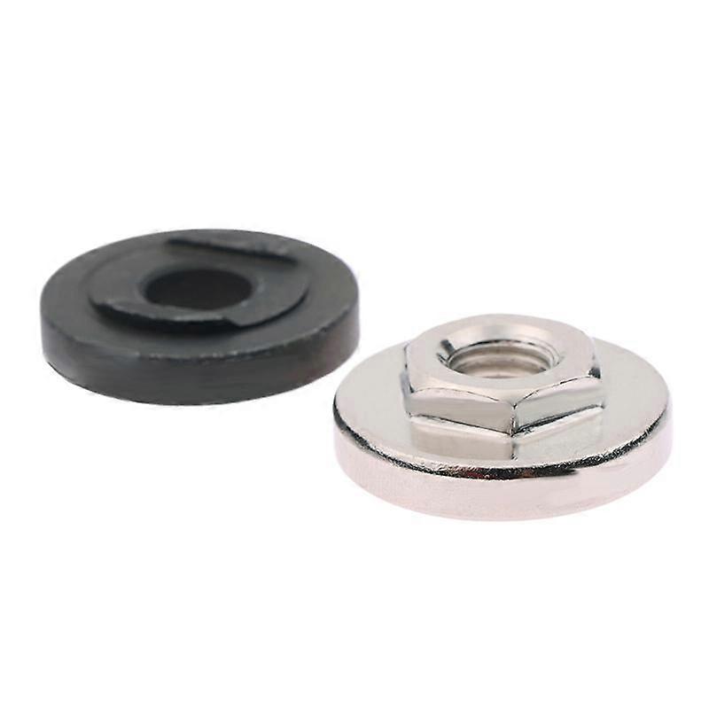 2Pcs/Set Hex Nut Thread Angle Grinder Inner Outer Flange Nut For Angle Grinder Modification Polishing Machine Accessories