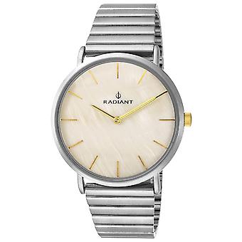 Strahlender Ingwer Quarz Analog Woman Watch mit RA475203 Edelstahl Armband