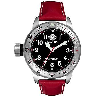 Nautica a10011 Quartz Analog Man Watch with A10011 Cowskin Bracelet