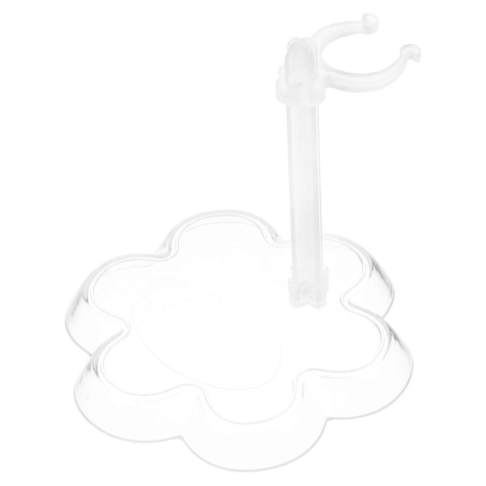 Plastic Doll Stand for Support 10Pcs Transparent Holders