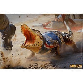Far Cry 6, Guapo, krokodil, Amigo, videospel, träpussel, Far Cry-spel, träpussel, UE2804.
