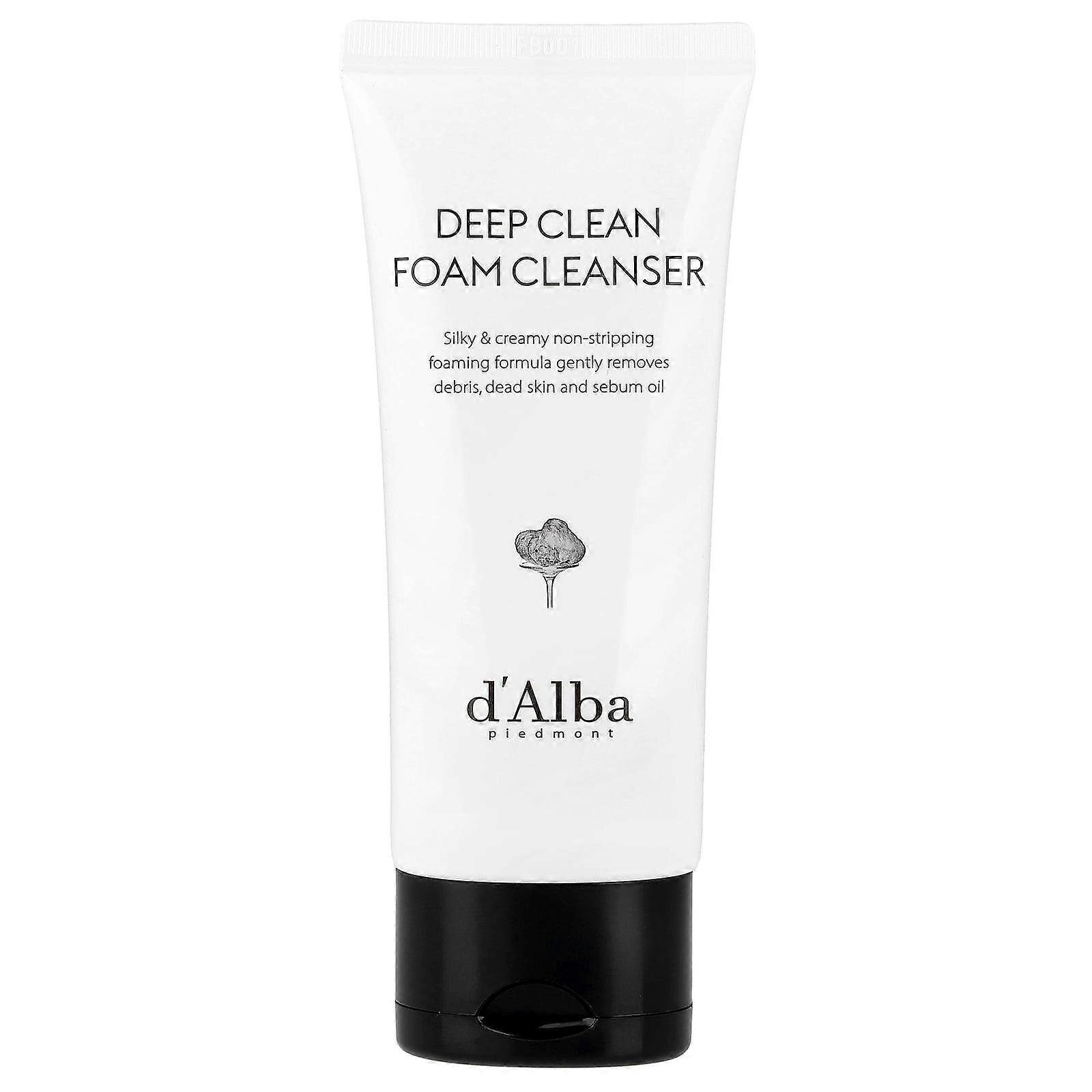 d'Alba Deep Clean Foam Cleanser, Witte Truffel, 80 ml