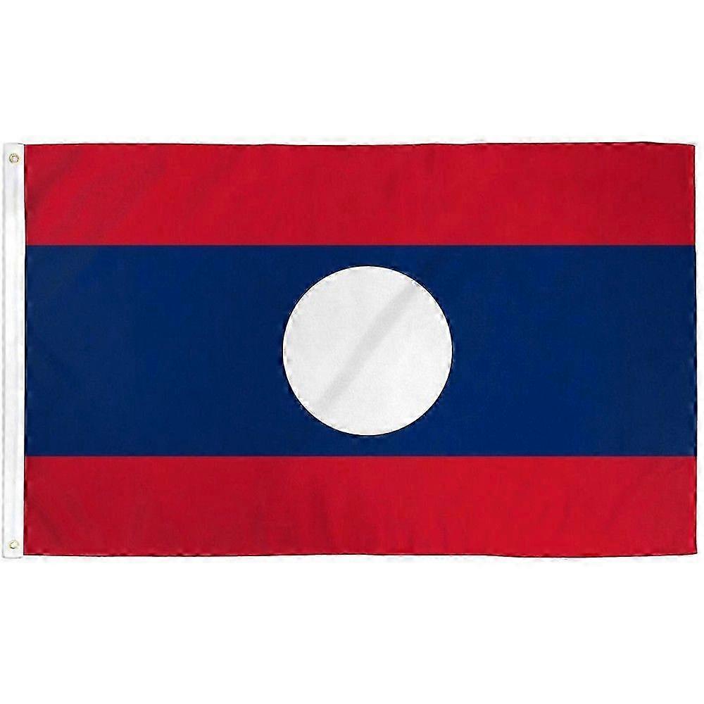 FLAG LAOS NEW COUNTRY