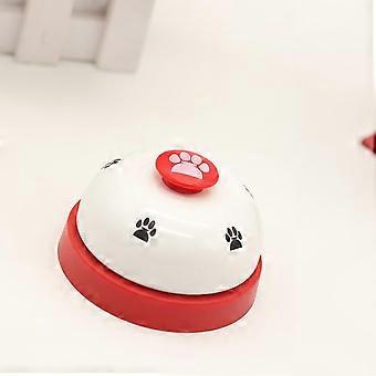 Interactive Pet Training Bells for Dogs, Red and White, Steel, Dinner Interactive