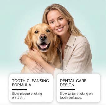 Pet Dental Care Spray 1 Box Plaque and Tartar Control Formula for Dogs on Soft Food Diets Tidy to Keep by the Door Gentle on Sensitive Skin